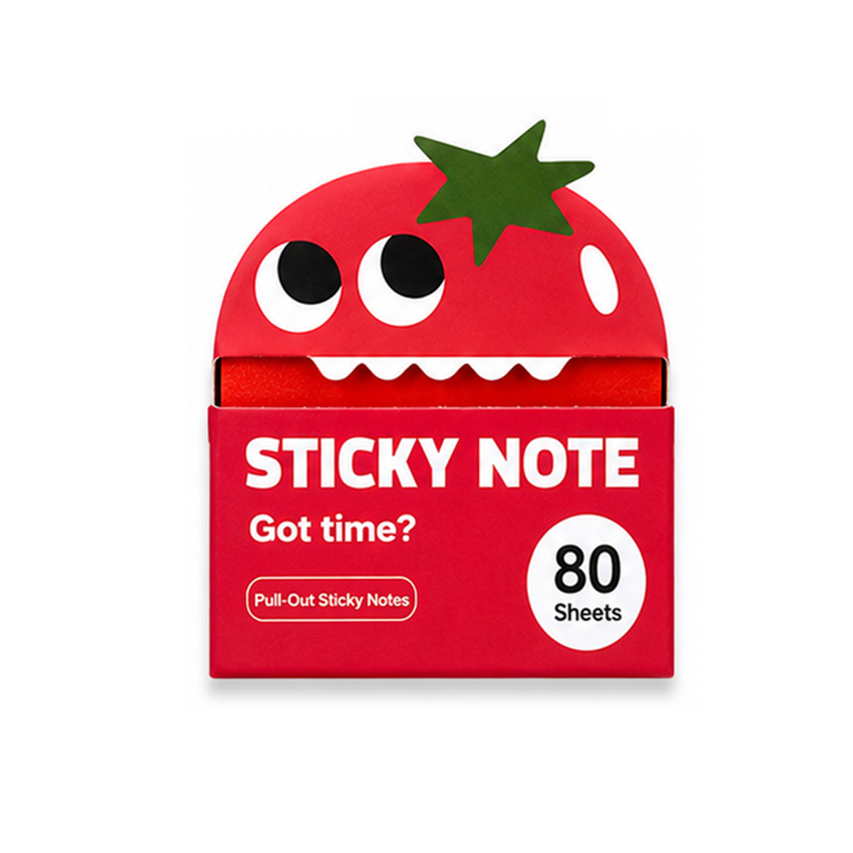Reusable Transparent Pull-Out Sticky Notes with Strong Adhesion – 80 Sheets