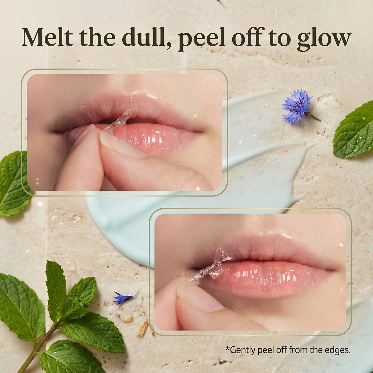 Cooling Peel Off Lip Mask for Smooth Hydrated Lips