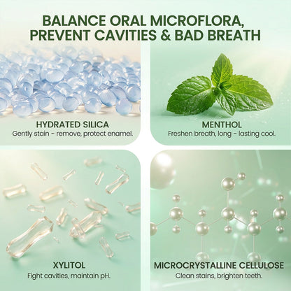 Purple Probiotic Toothpaste For Enamel Care And Fresh Breath