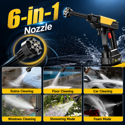 Cordless Portable Pressure Washer for Car Home & Garden