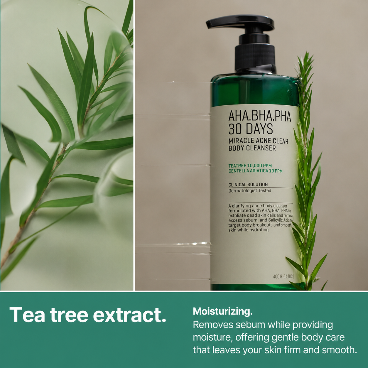 AHA BHA PHA 30 Days Miracle Acne Clear Body Cleanser
