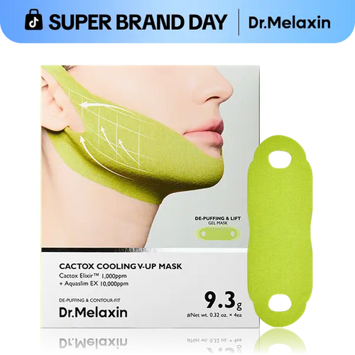 [Dr.Melaxin Official] CACTOX V-LIFTING MEWING BAND with Cactus Cooling Reduce Puffiness & Pore Tightening for Visible Pore Care Skin Repair