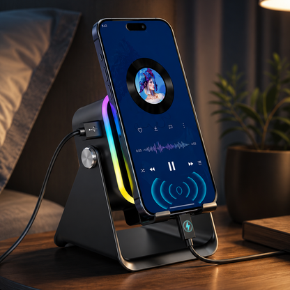 Wireless Induction Audio Speaker Stand