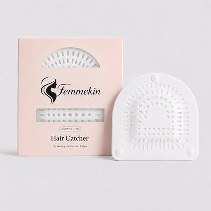 Flexible Silicone Shower Drain Hair Catcher with Suction Cups