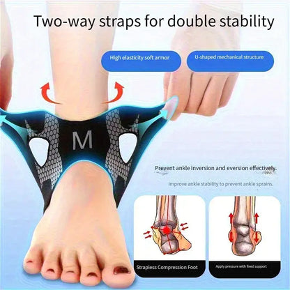 Breathable Ankle Support Brace for Sports & Daily Protection