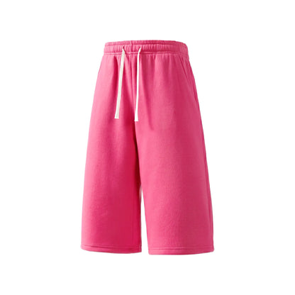 Slimming Baggy Sweat Capri Shorts for Sports & Fitness