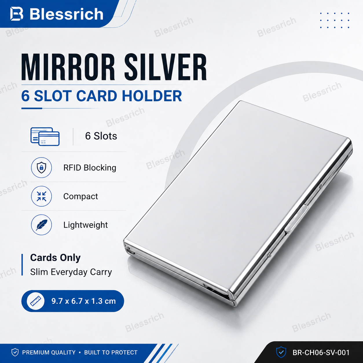 RFID Blocking Metal Card Holder