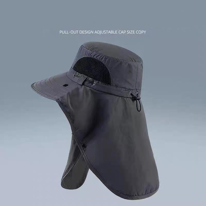 Fisherman's Hat Detachable Outdoor Fishing Face Covering Neck Protection