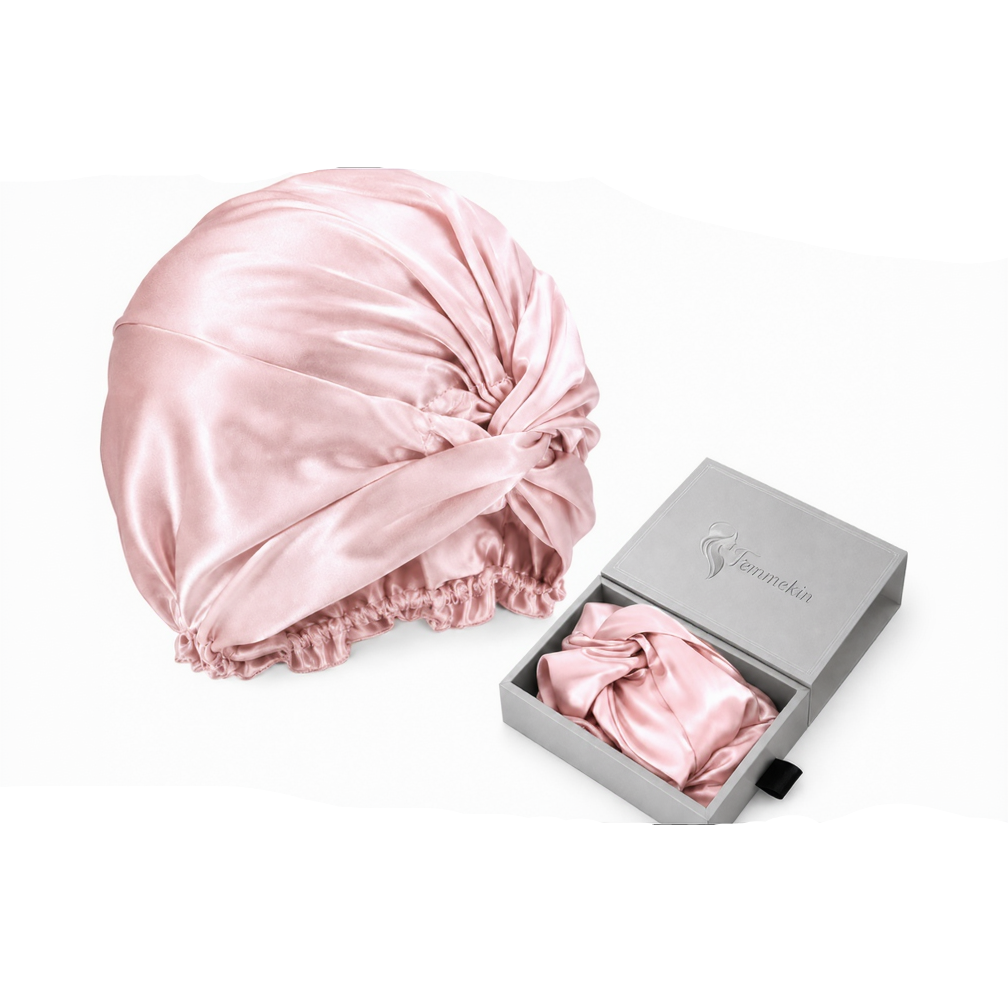 Femmekin Silk Bonnet – Mulberry Silk Anti-Frizz Protection
