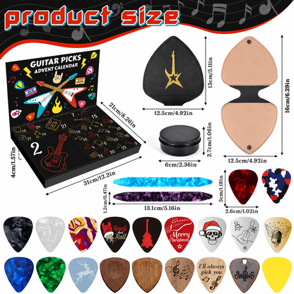 Christmas Guitar Pick Countdown Blind Box