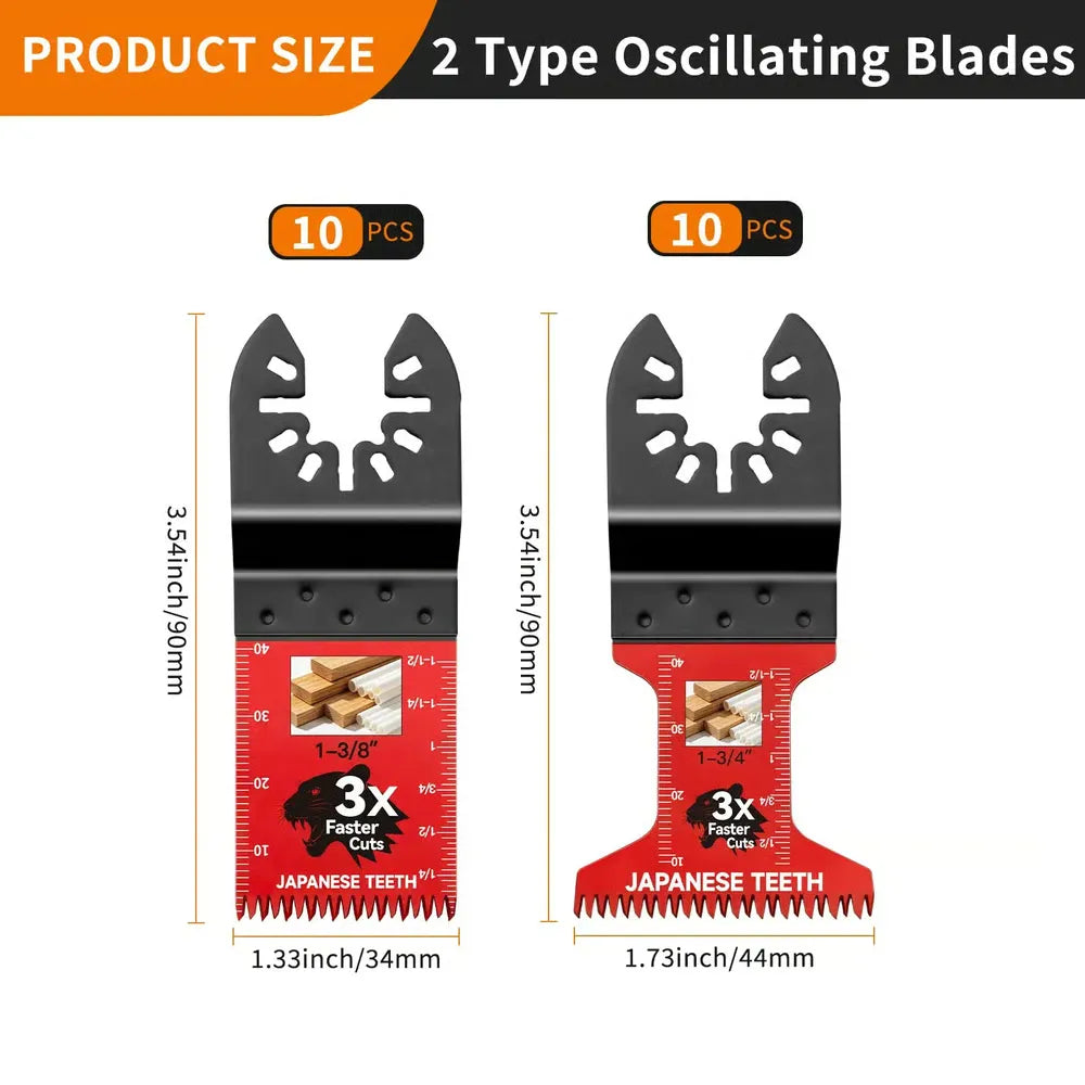 Professional Teeth Oscillating Multi-Tool Blades 🪚