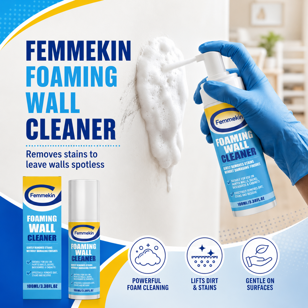 Femmekin Foaming Wall Cleaner