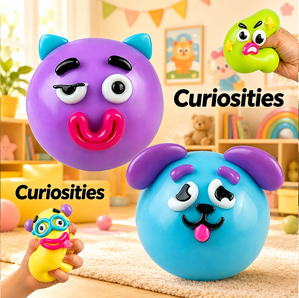 Funny Face Dog Squishy Stress Relief Toy