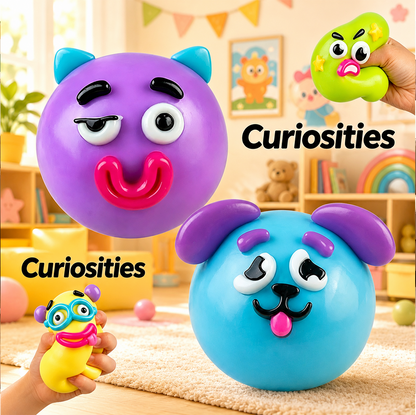 Funny Face Dog Squishy Stress Relief Toy