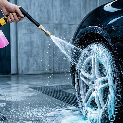 High Pressure Garden Hose Sprayer for Car Wash Pet Cleaning and Outdoor Use