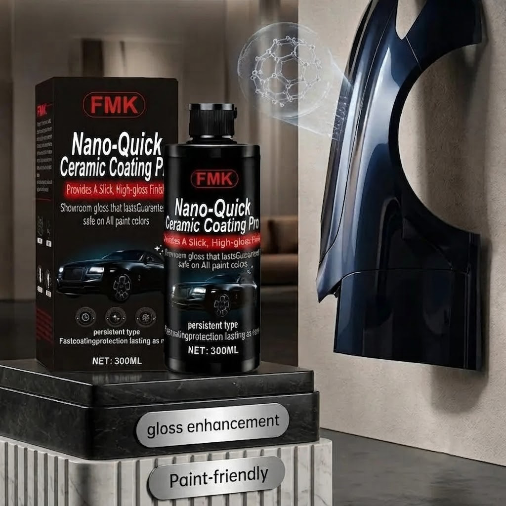 Nano-Quick Ceramic Coating for Cars - Dust-Proof & Glossy