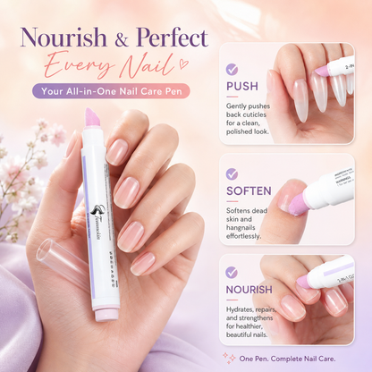 Cuticle Remover Pen Set with Nourishing Cuticle Oil