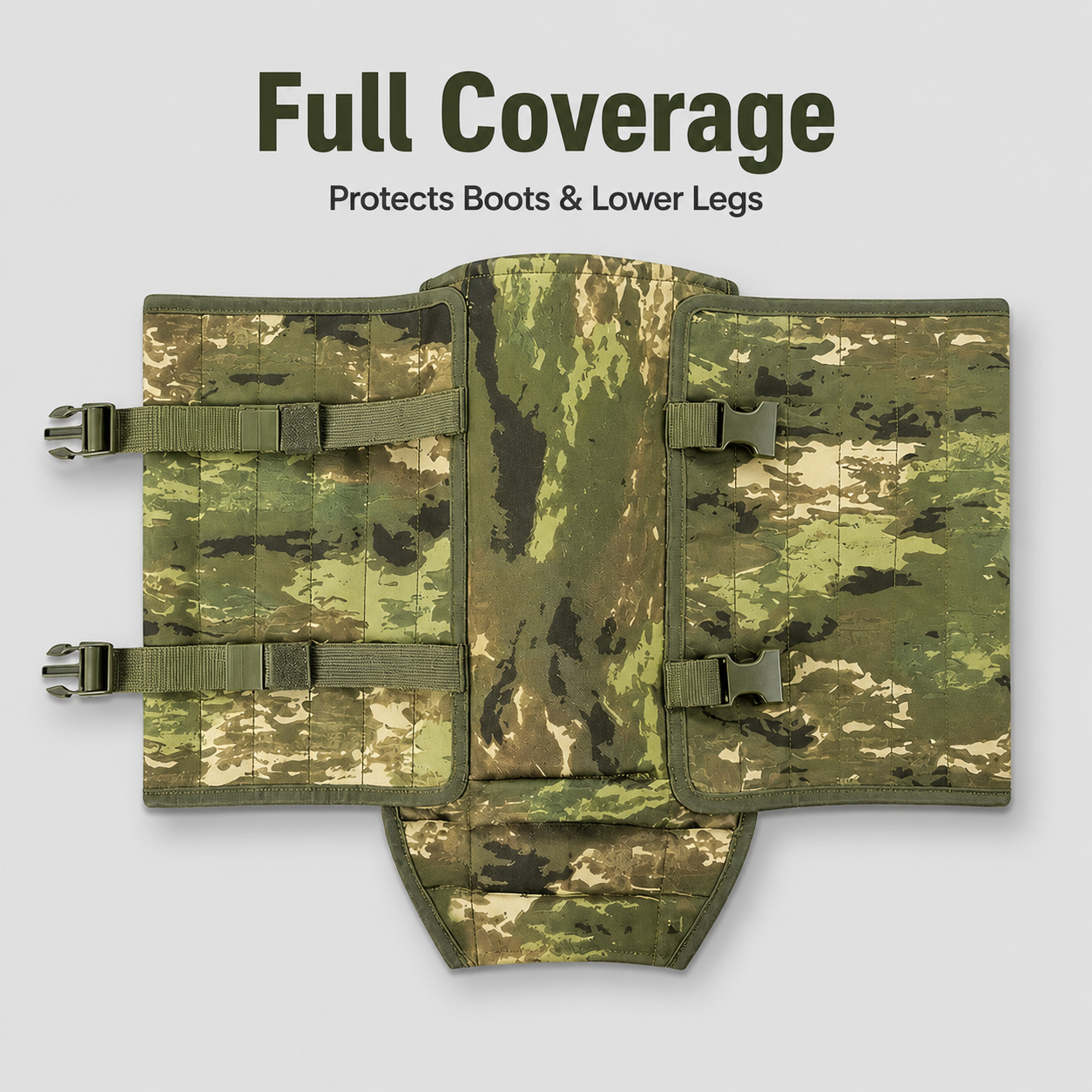 Unisex Adjustable Snake Resistant Leg Gaiters with Durable Abrasion Resistant Fabric for Hunting Hiking and Outdoor Protection