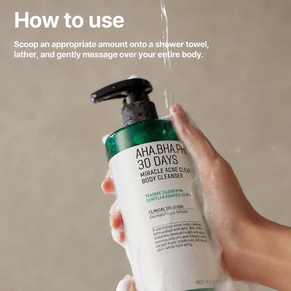 AHA BHA PHA 30 Days Miracle Acne Clear Body Cleanser