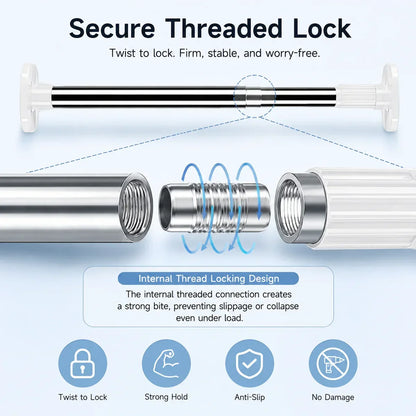 Drill-Free Adjustable Rod