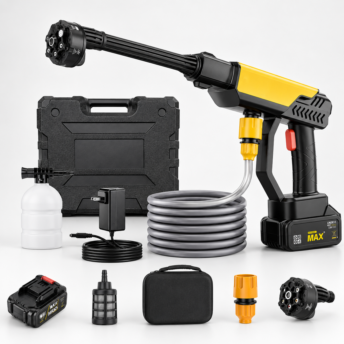 Cordless Portable Pressure Washer for Car Home & Garden