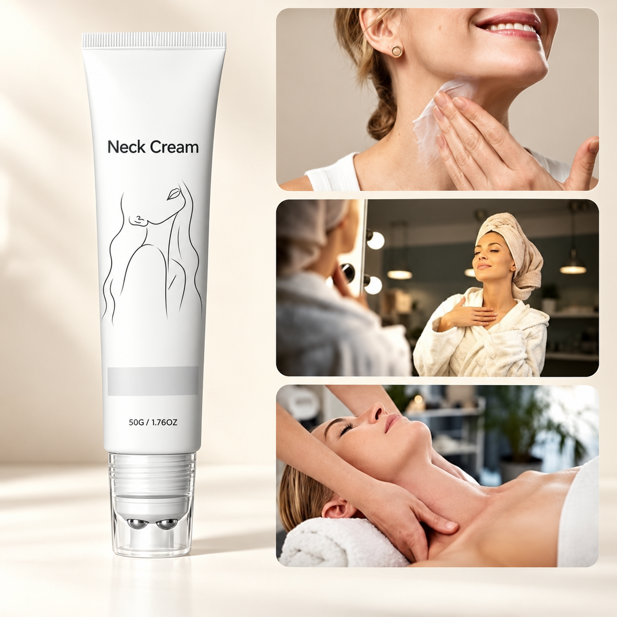 💖Advanced Collagen V-Roller Neck Cream