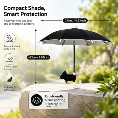 Universal Phone Umbrella Sun Shade Stand with Suction Cup