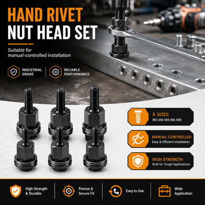 M3 M4 M5 M6 M8 Rivet Nut Tool Kit for Automotive Repair
