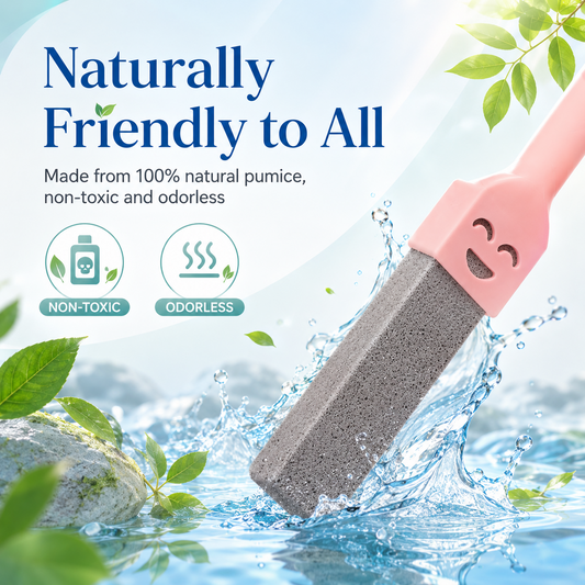 8 Pack Pumice Stone Toilet Cleaner - Extra Long Handle