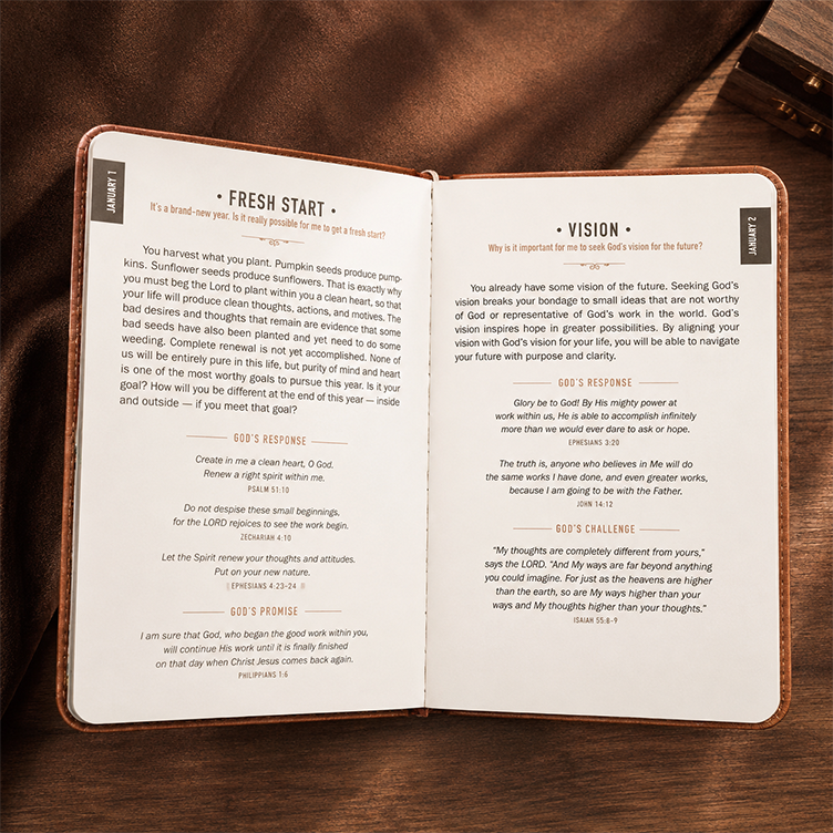 One Minute with God Mens 365 Day Devotional Journal
