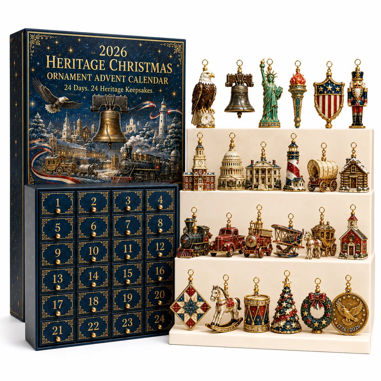 America 250th Anniversary Heritage Christmas Advent Calendar