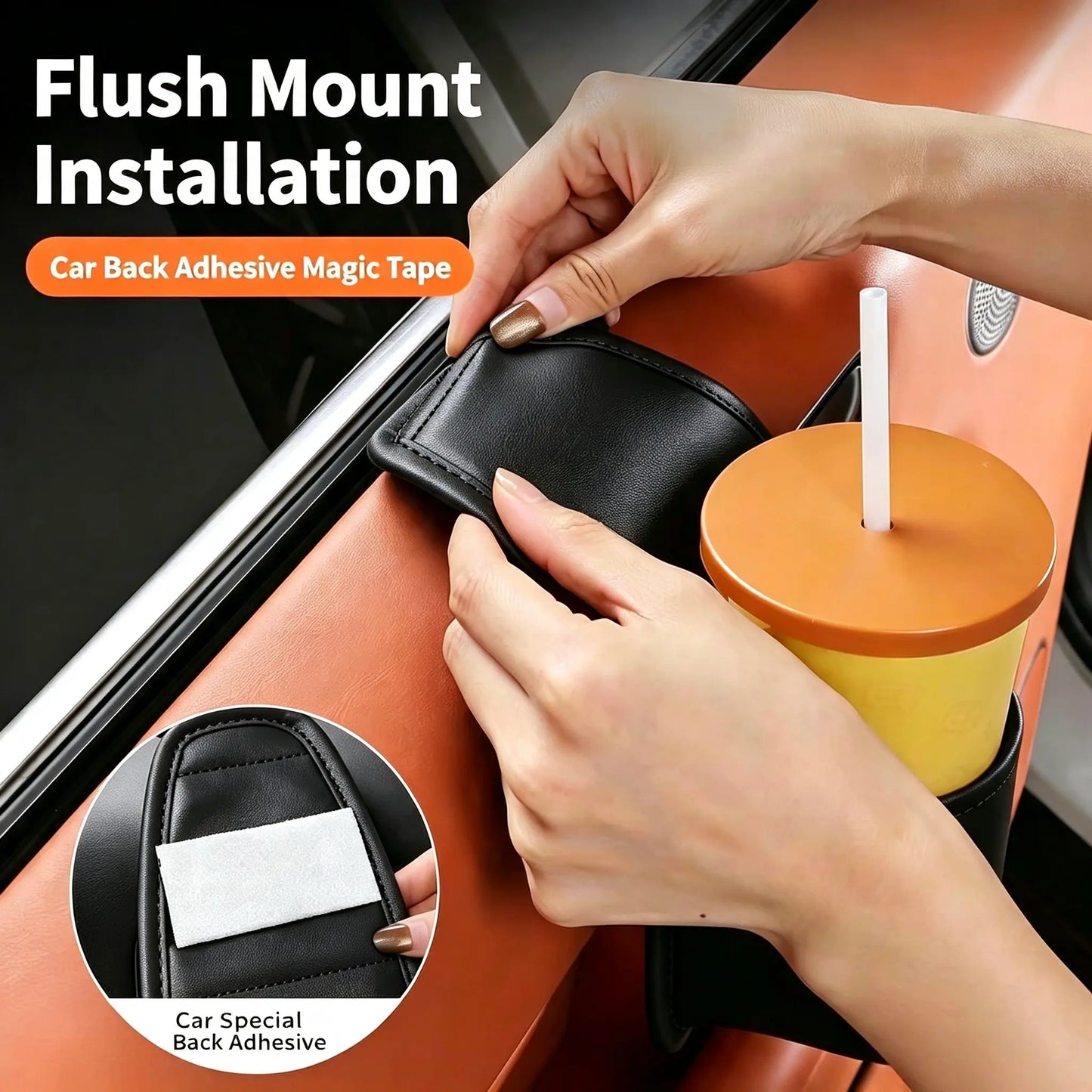 📱 TRENDING NOW | Car Phone Storage Pocket – Slim Adhesive Organizer for Phones, Keys, Cards, Tickets & Sunglasses