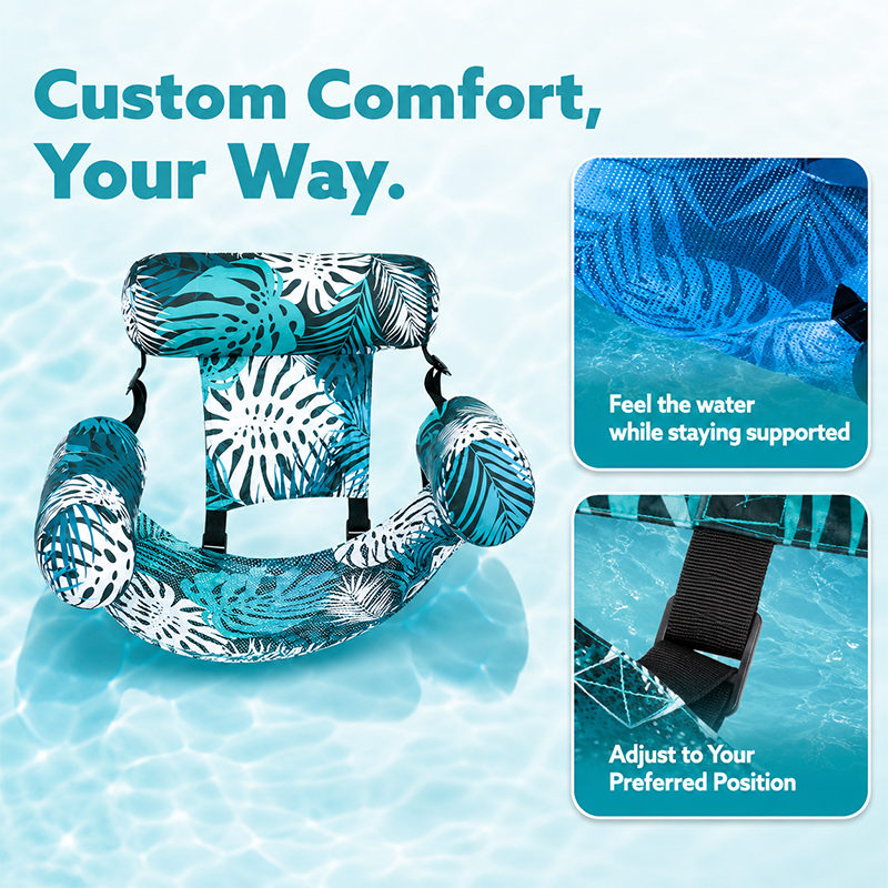 Inflatable Pool Float Lounge Chair for Adults