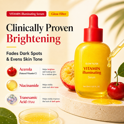 Vitamin Brightening Serum & Cream Duo