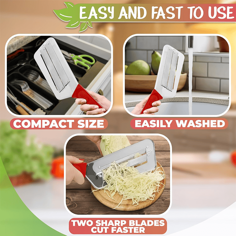 🔥Upgraded Stainless Steel Double-layer Slicer