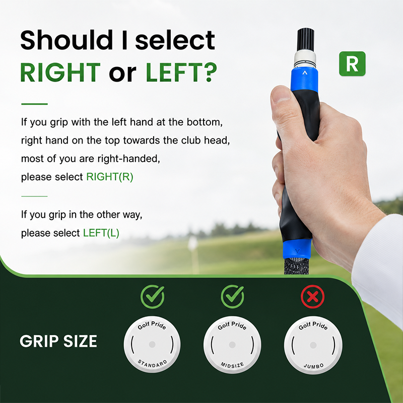 Golf Grip Trainer for Better Swing Control