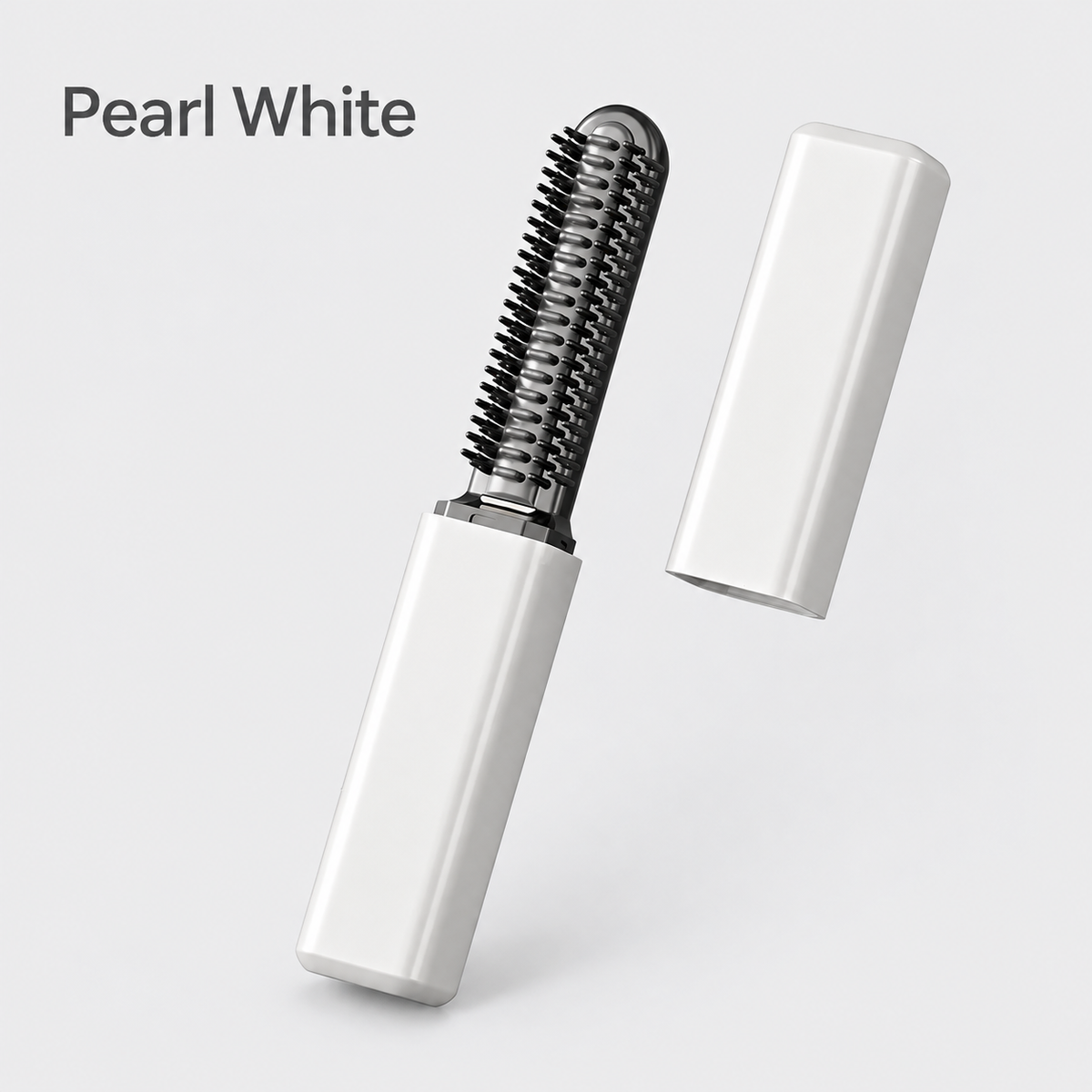 ✨ Mini Cordless Heated Styling Brush – Portable Hair Touch-Up Tool for Bangs, Face-Framing Pieces & Ends