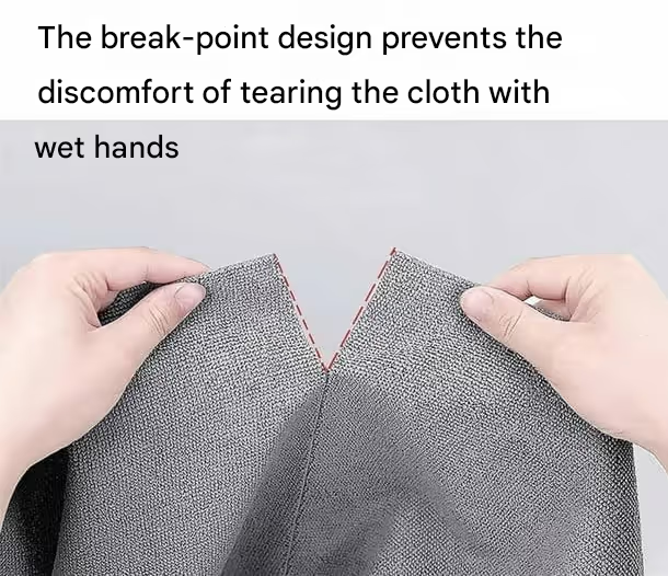 ⏰Tear-off cloth, washable and scratch-free cloths
