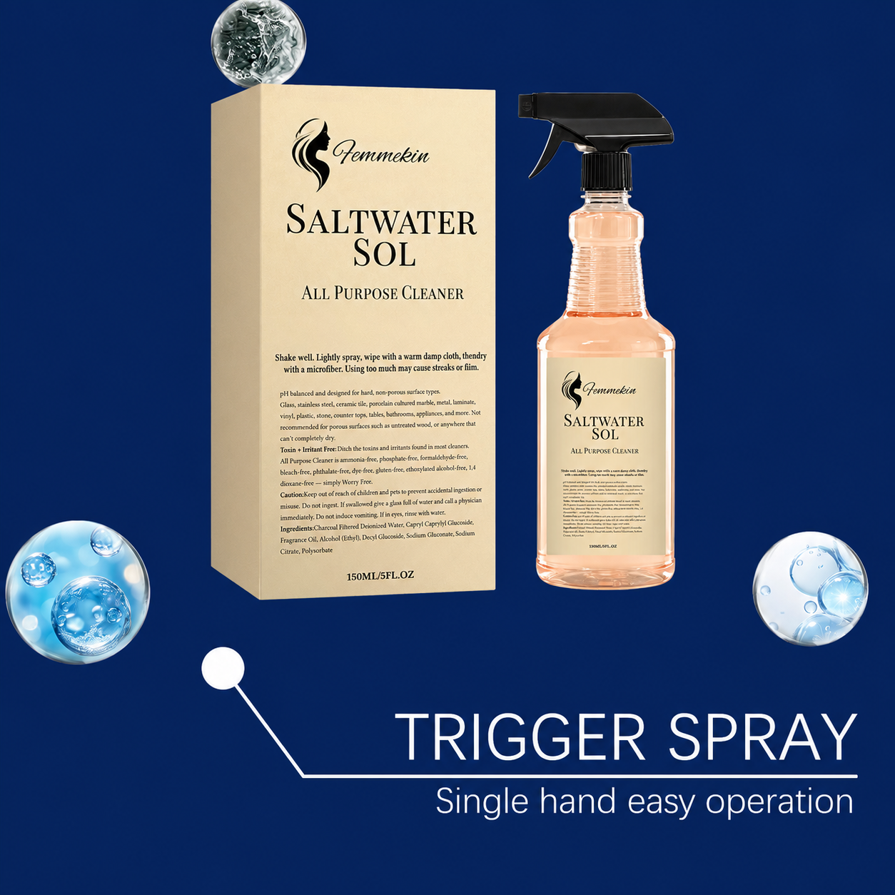Femmekin Saltwater Sol All Purpose Cleaner