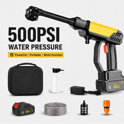 Cordless Portable Pressure Washer for Car Home & Garden
