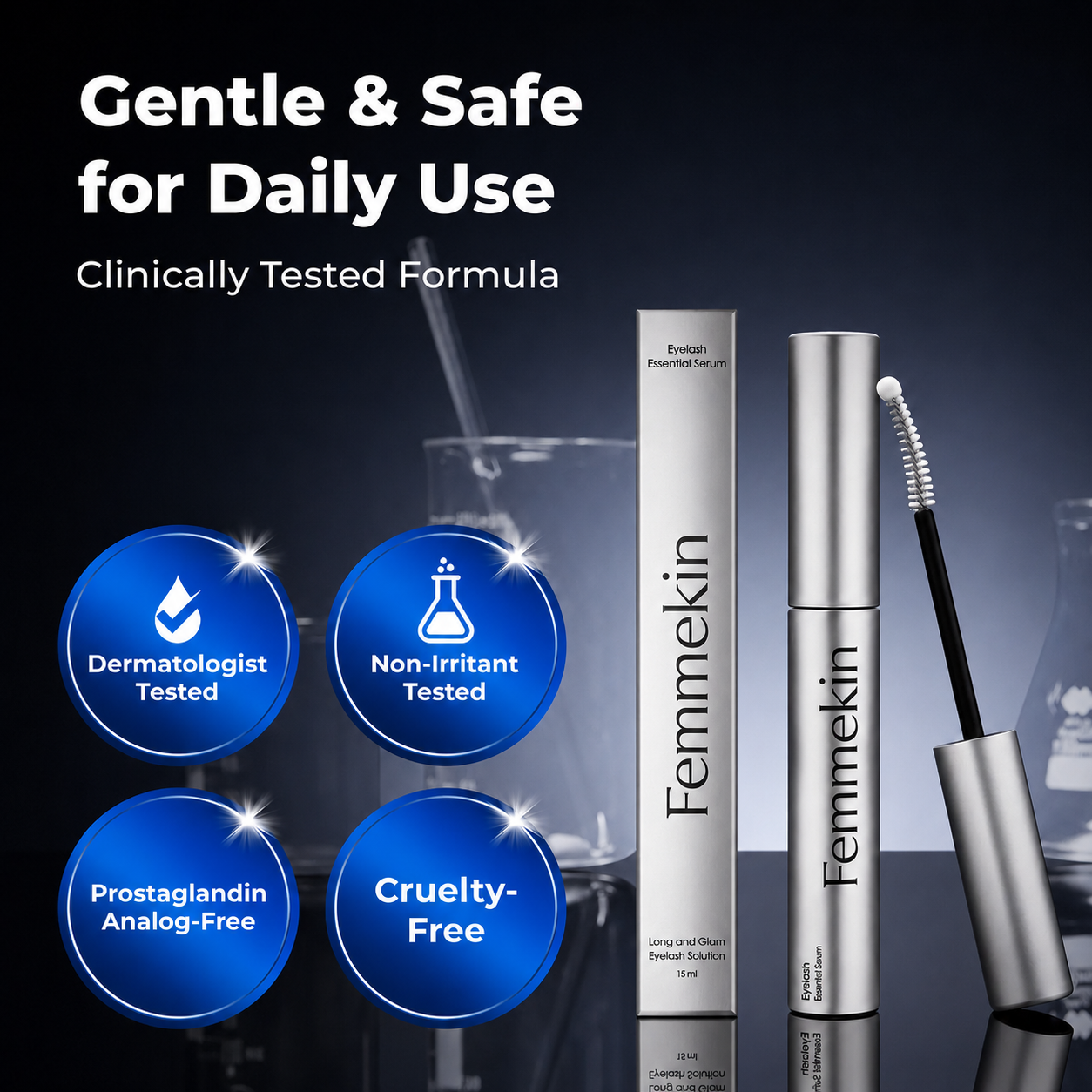 Essential Eyelash Growth Serum - Safe & Gentle Lashes Care