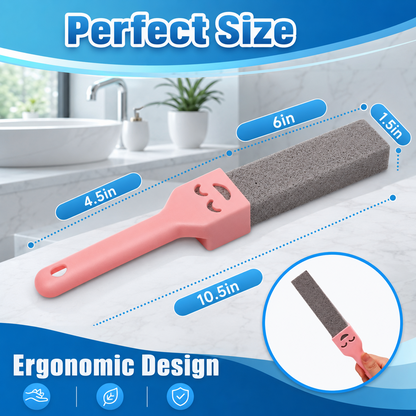 8 Pack Pumice Stone Toilet Cleaner - Extra Long Handle