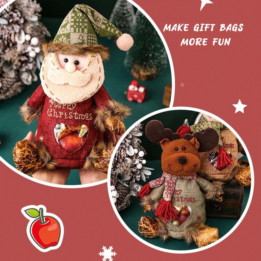 🎉 Last Day Promotion 49% OFF 🎉Christmas Gift Bags Zipper Design