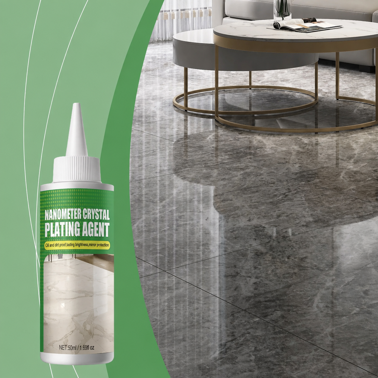 Nano Crystal Coating Agent for Tile & Furniture