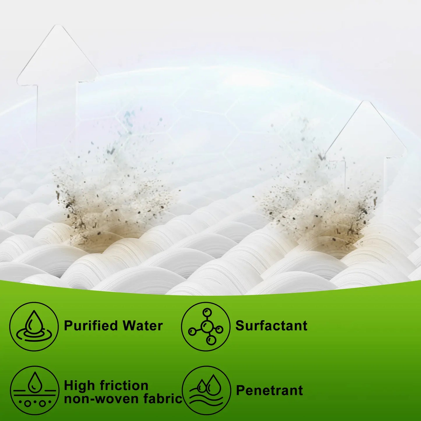X-SMILE Sports Shoe Cleaning Wet Wipes for White Sneakers