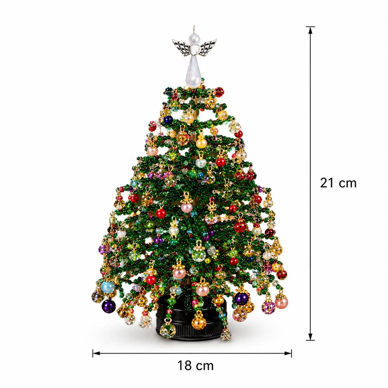 DIY Beaded Christmas Tree Craft Kit with Accessories