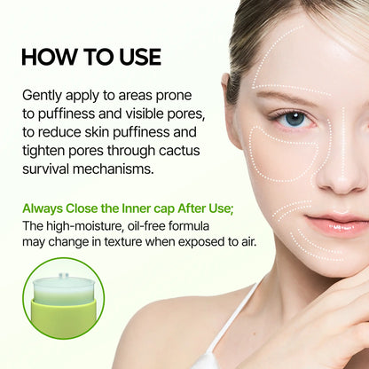 [Dr.Melaxin Official] CACTOX PORE RELIEF MULTI BALM with Cactus Cooling Reduce Puffiness & Pore Tightening for Visible Pore Care Skin Repair