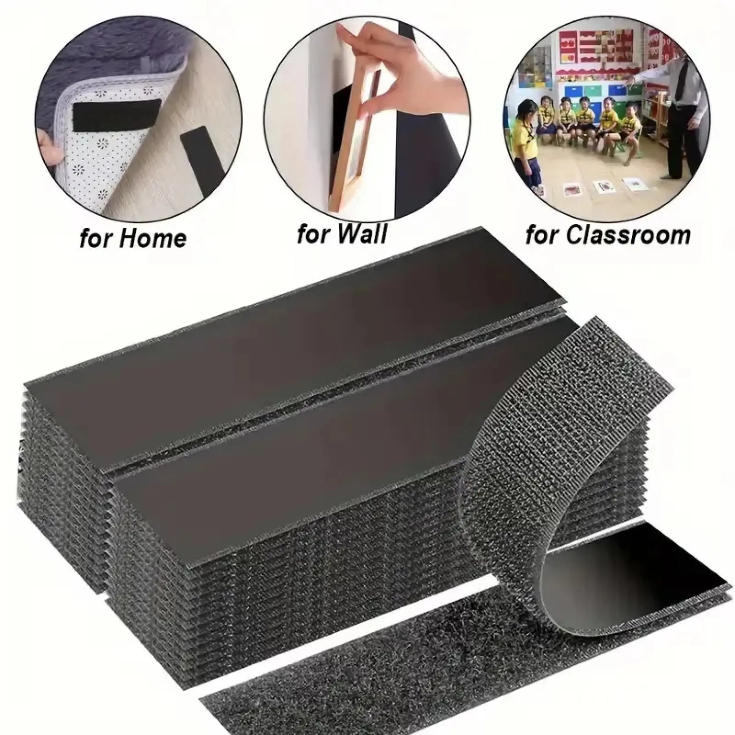 Heavy Duty Waterproof Double Sided Hook and Loop Strips