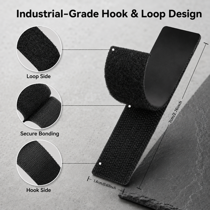 Heavy Duty Waterproof Double Sided Hook and Loop Strips