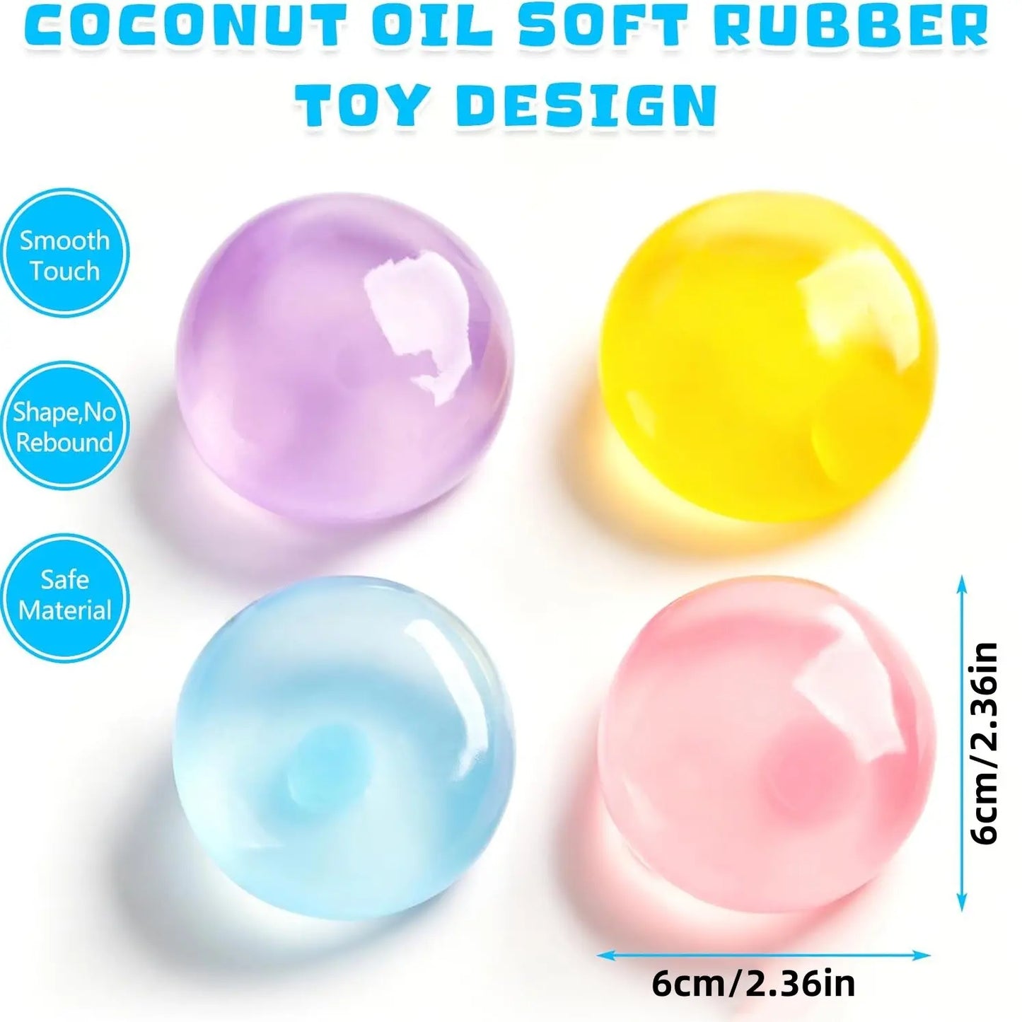 Coconut Oil Squishy Stress Ball
